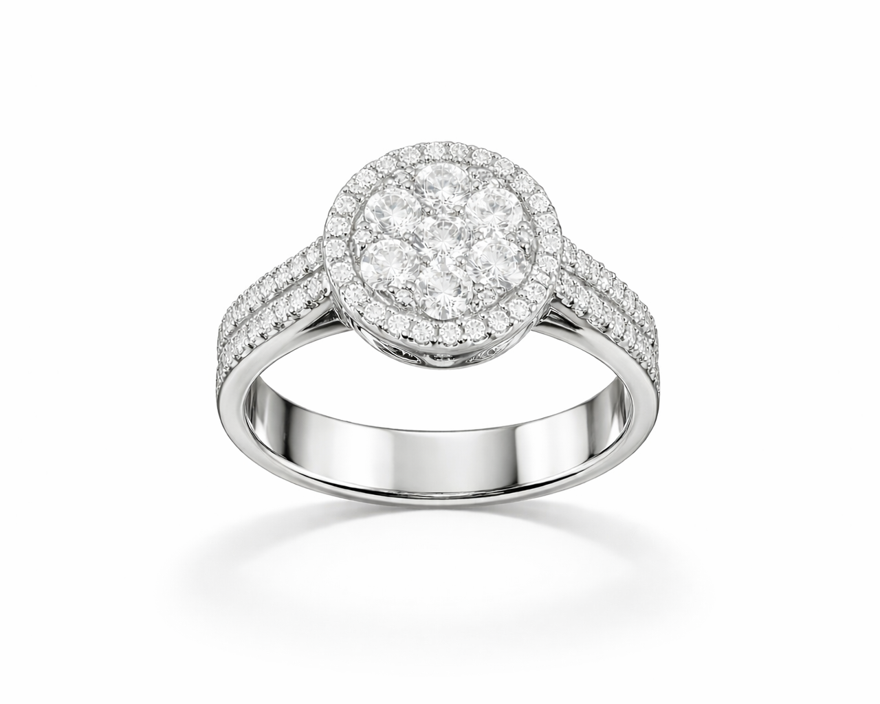 טבעת "הילה" יוקרתית