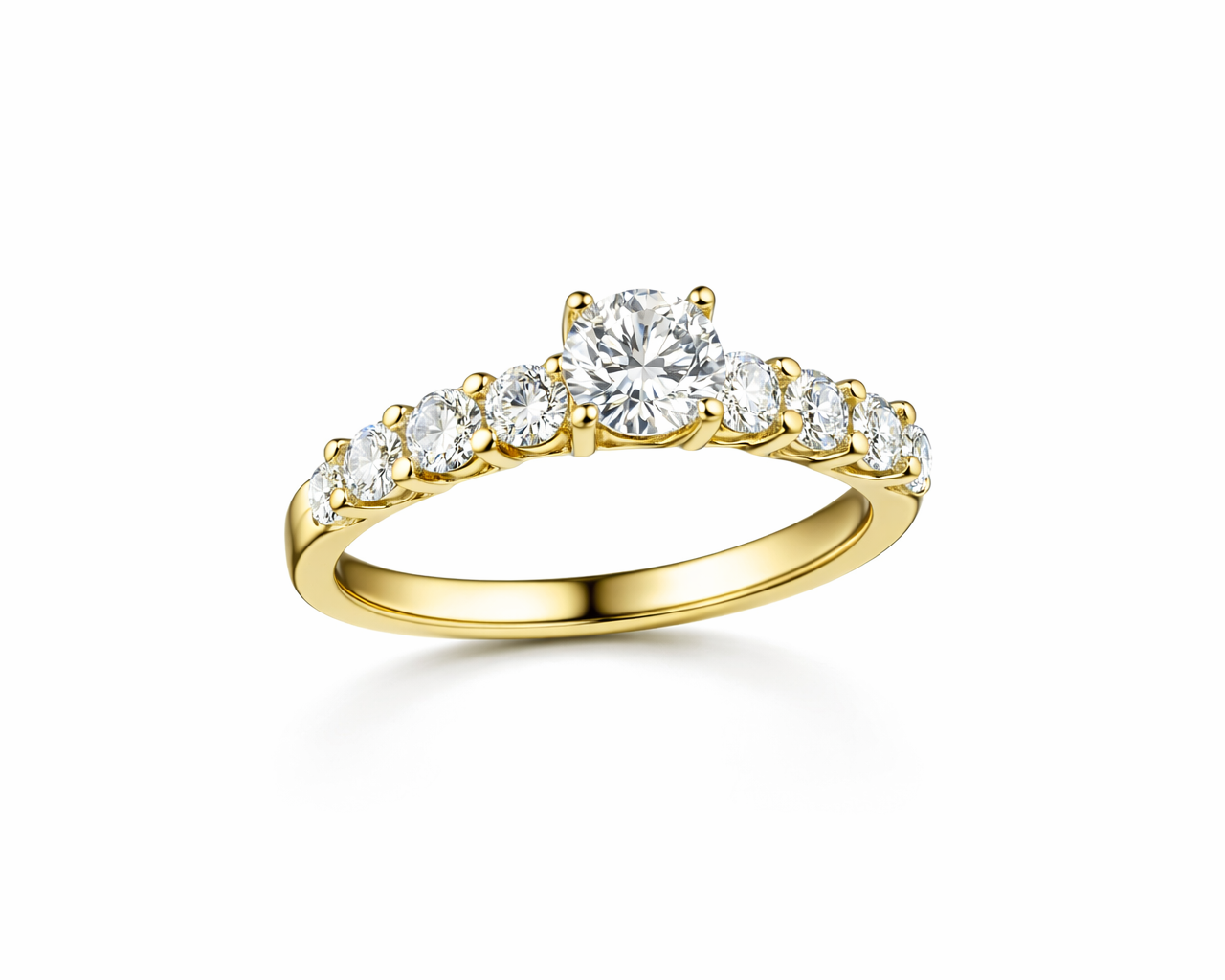 טבעת יהלומים