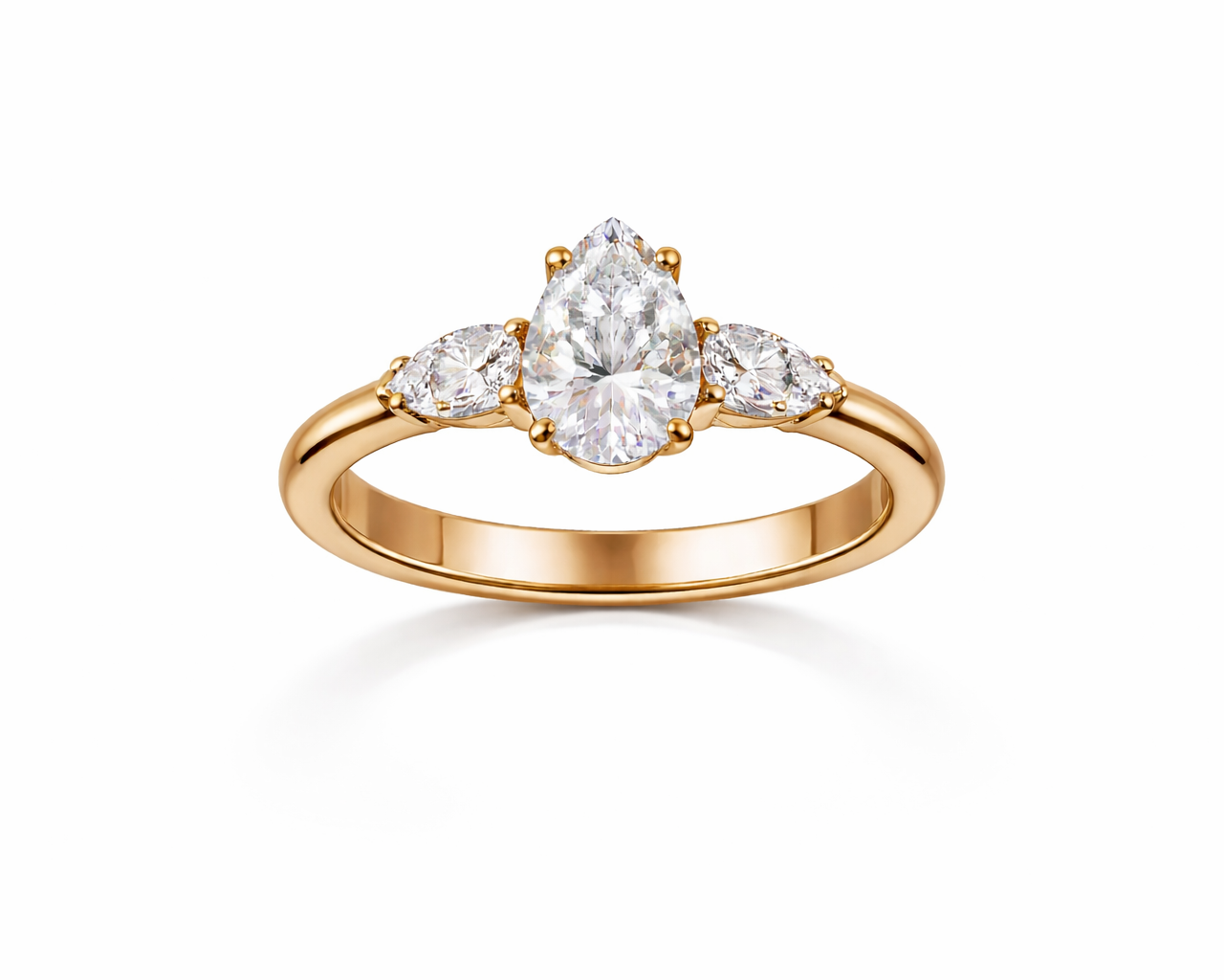 טבעת טריו קלאסית