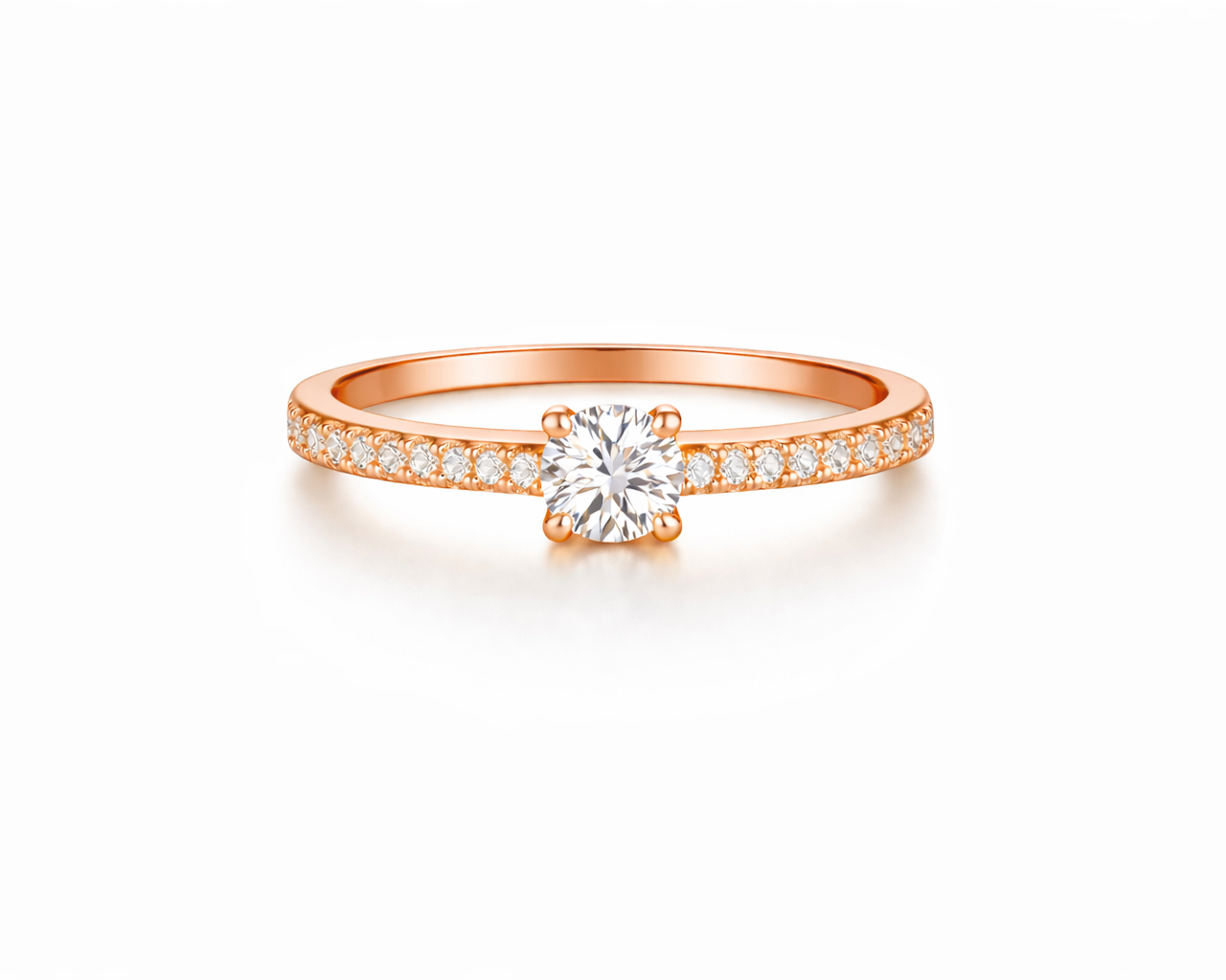 טבעת עגול אלגנט