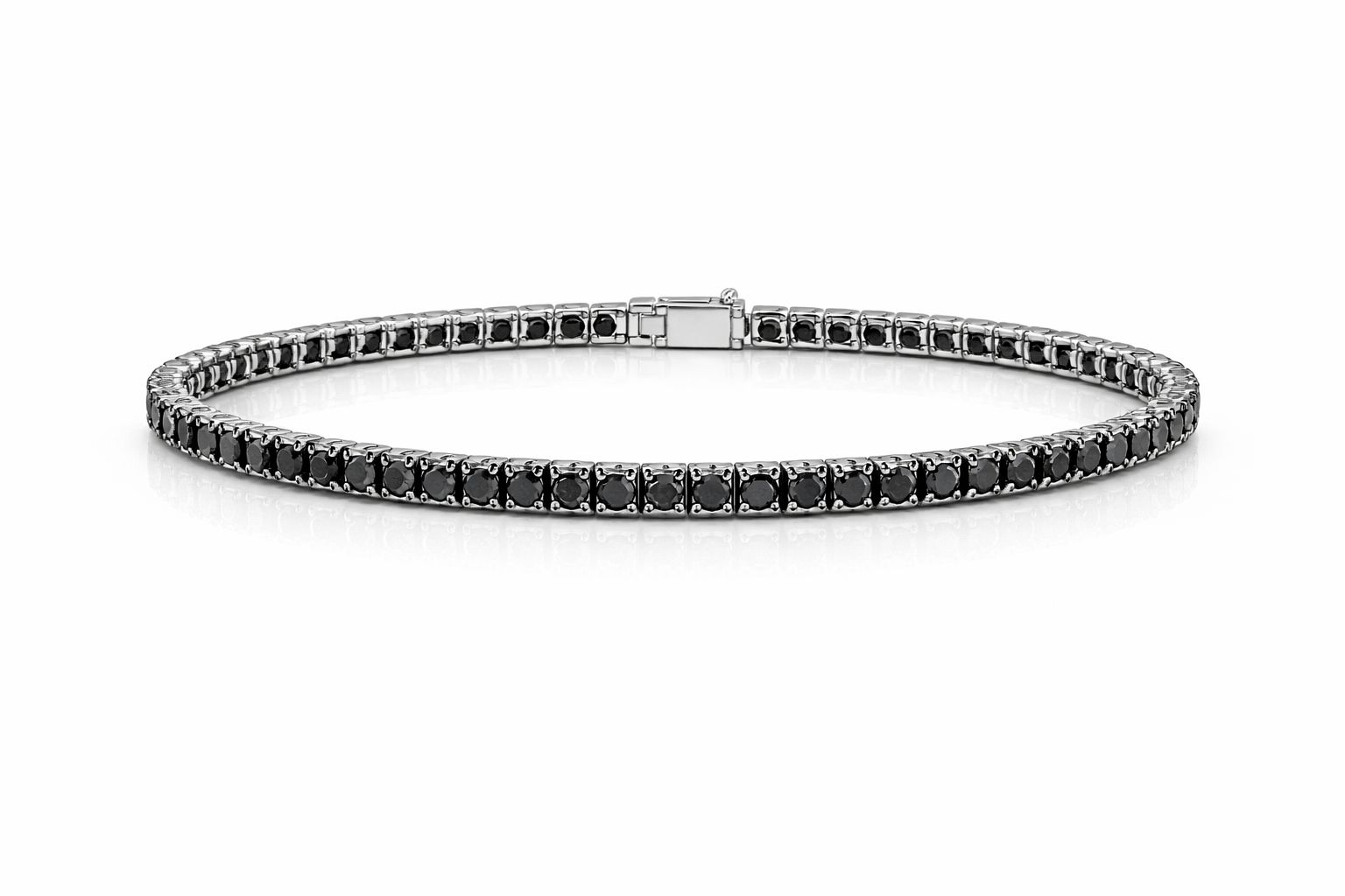 צמיד טניס יהלומים שחורים צמיד טניס יהלומים שחורים