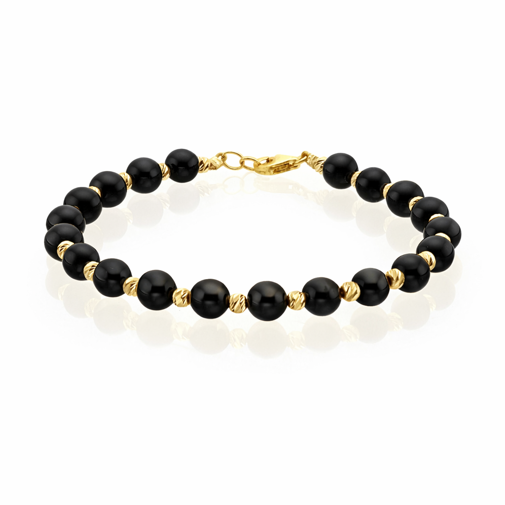 צמיד פנינים לגבר