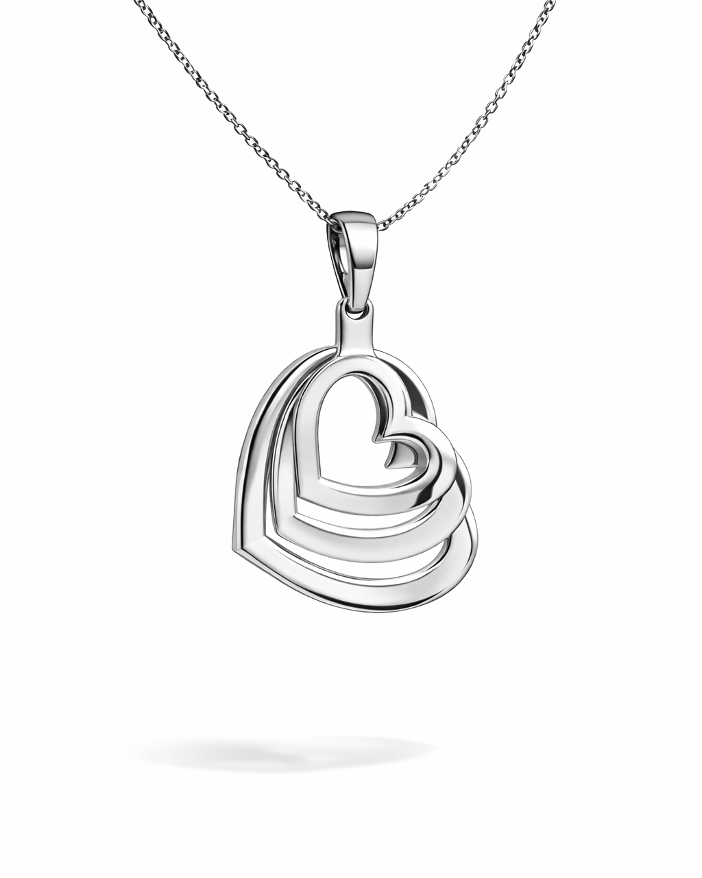 שרשרת לב טריפל