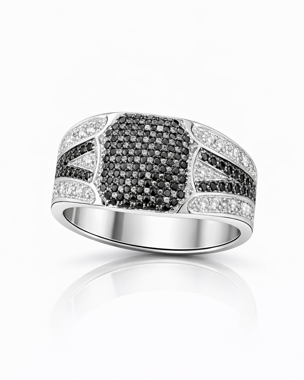 טבעת שריון בשיבוץ אבנים