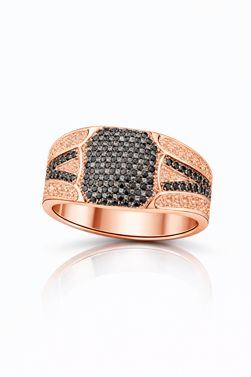 טבעת שריון בשיבוץ אבנים טבעת שריון בשיבוץ אבנים