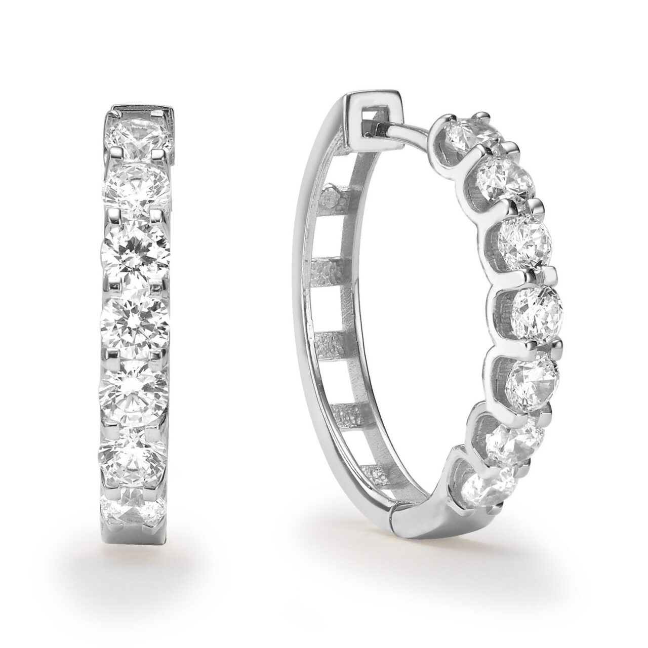 עגילי חישוק "שנהב"