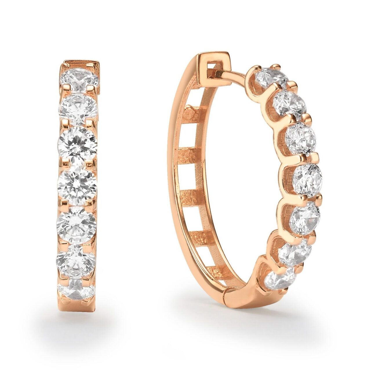 עגילי חישוק "שנהב"