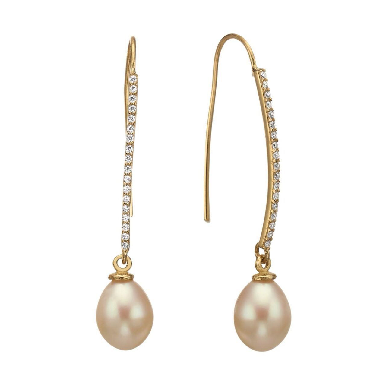 עגילי פנינת אורה