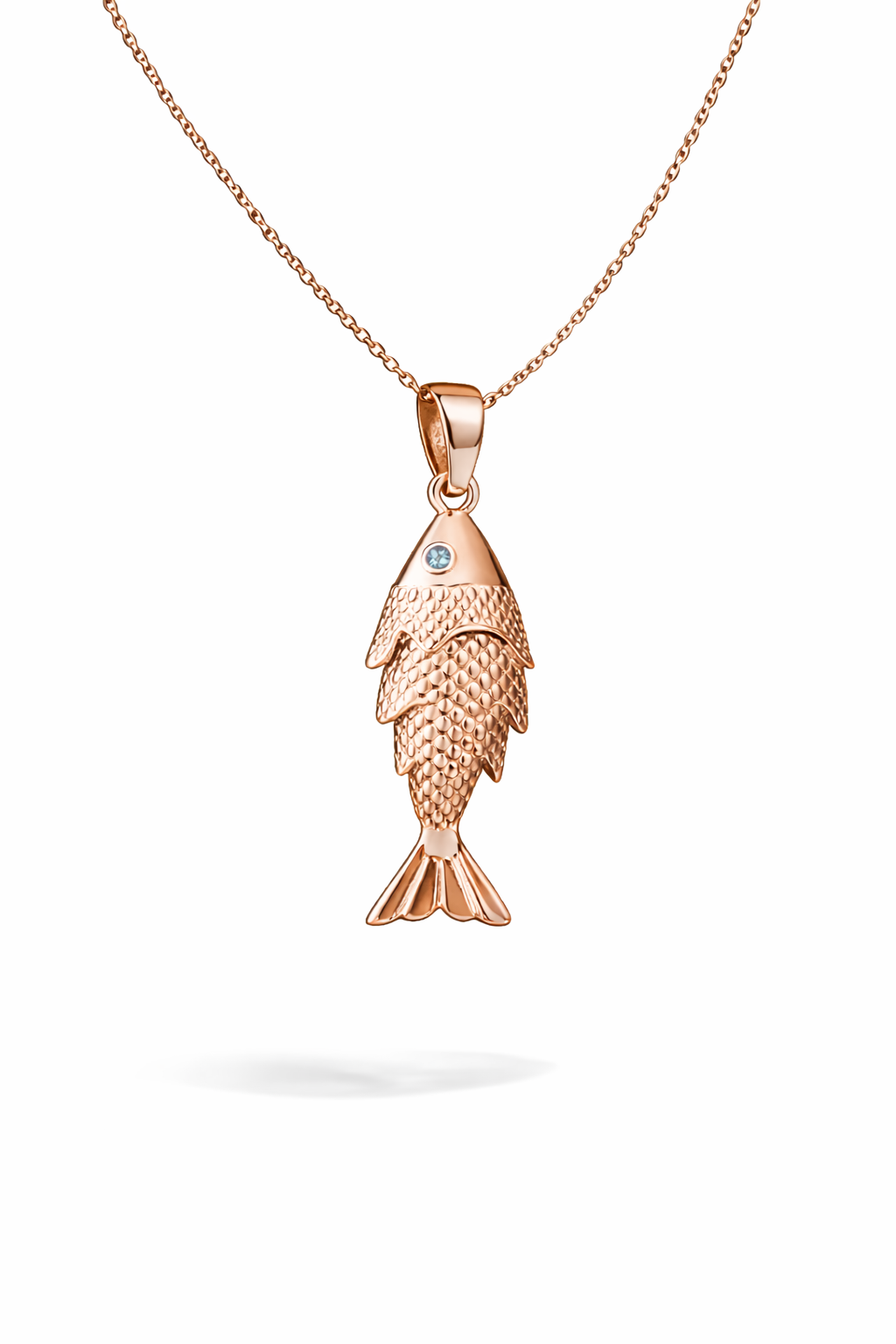 שרשרת דג עין יהלום בצבע שרשרת דג עין יהלום בצבע