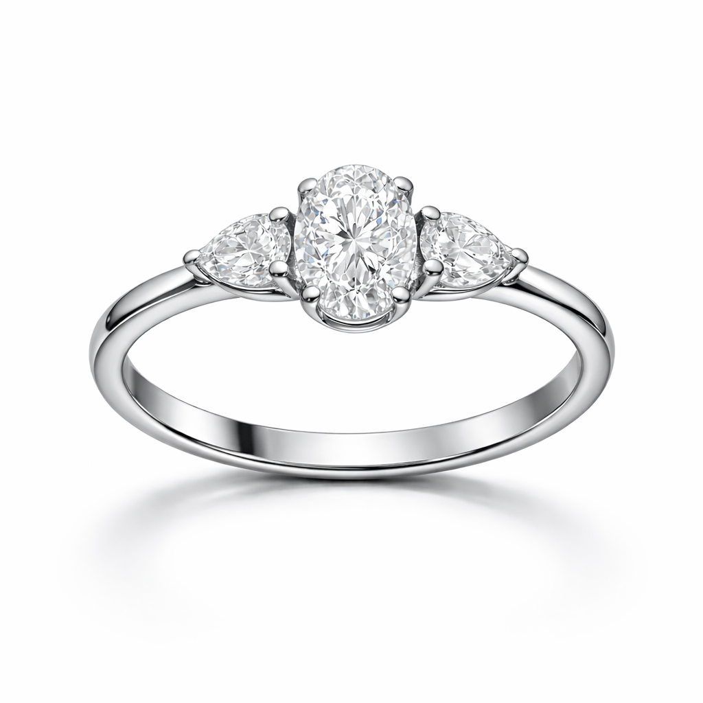 טבעת טריו אובל