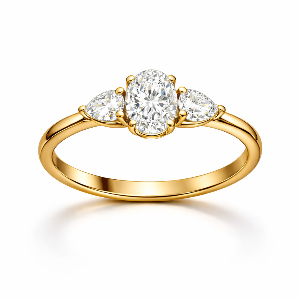 טבעת טריו אובל