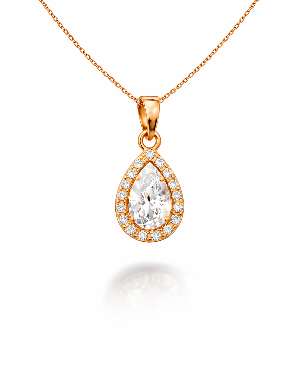 שרשרת טיפה מעוטרת