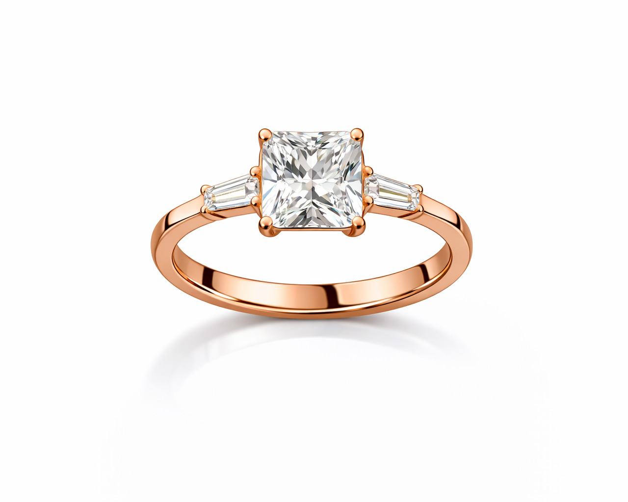 טבע יהלום מרובע קלאסי