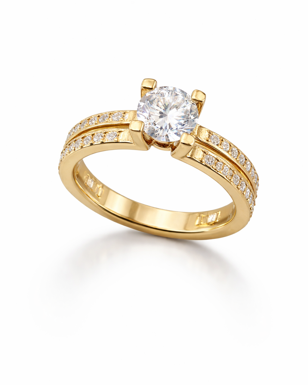 טבעת סוליטר יהלומים